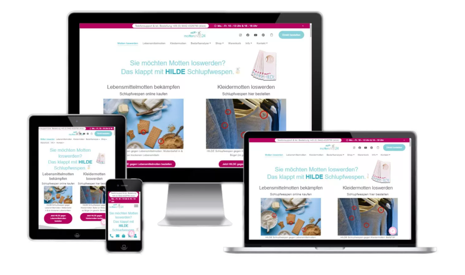 Website + Shop Schlupfwespen24.online Website + Shop Schlupfwespen24.online